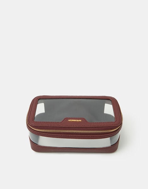 Clear Travel Make-up Bag, , large