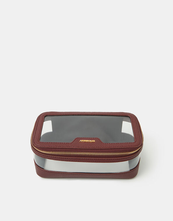 Clear Travel Make-up Bag, , large
