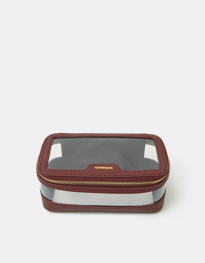Clear Travel Make-up Bag, , large