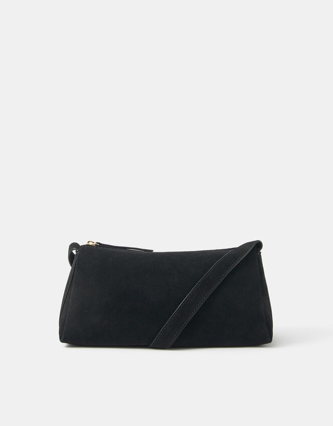 Suede Crossbody Bag, , large
