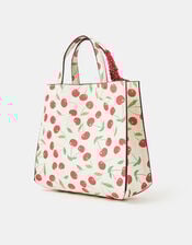 Cherry Print Handbag, , large