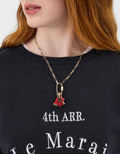 Beaded Strawberry Jewellery Charm, , large