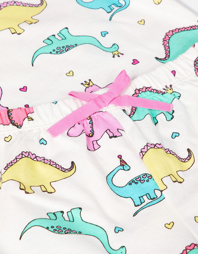 Girls Dinosaur PJ Short Set, Multi (BRIGHTS-MULTI), large