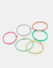 Girls 6-Pack Star Hair Bands, , large
