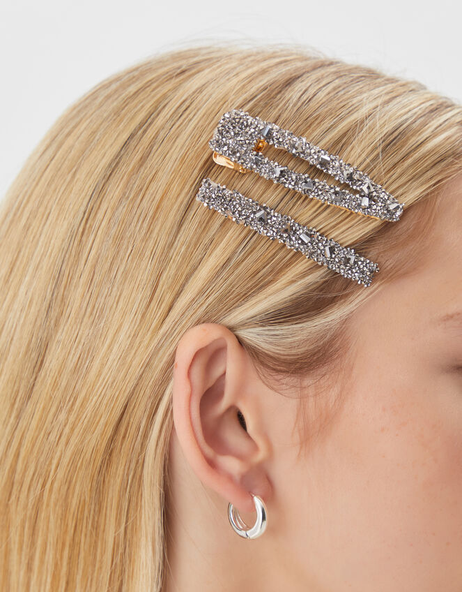 2-Pack Sparkle Hair Clips , , large
