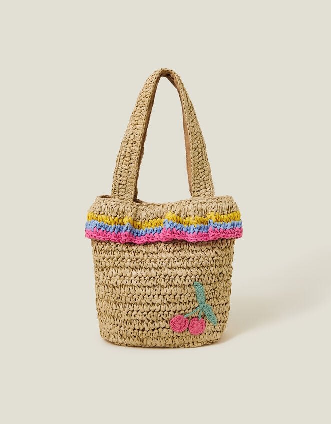 Cherry Woven Bag, , large