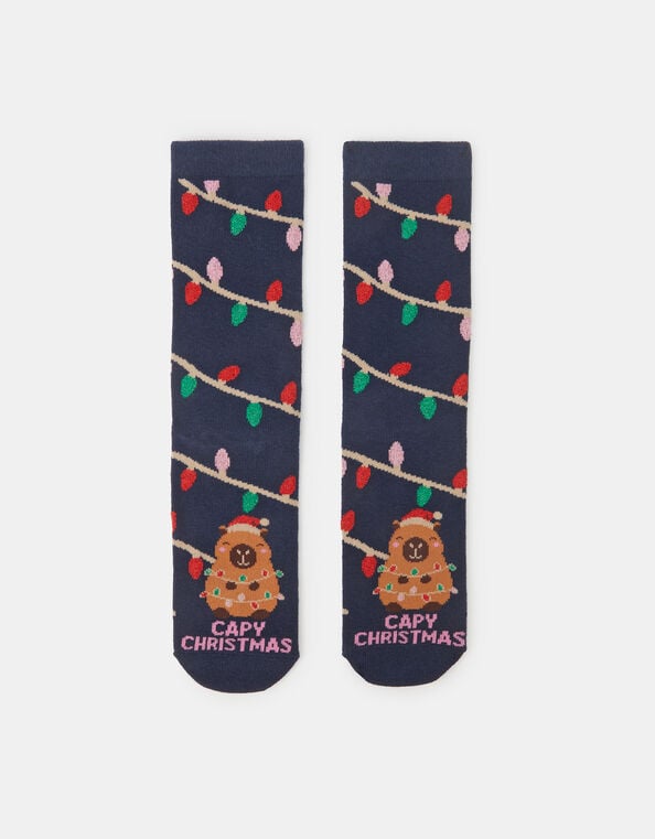 Capybara Christmas Socks, , large