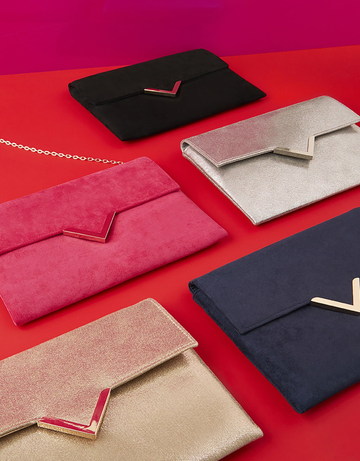 Red clutch bag accessorize clearance