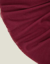 Super Soft Raw Edge Blanket Scarf, , large