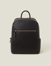 Smart Zip Around Backpack, Black (BLACK), large