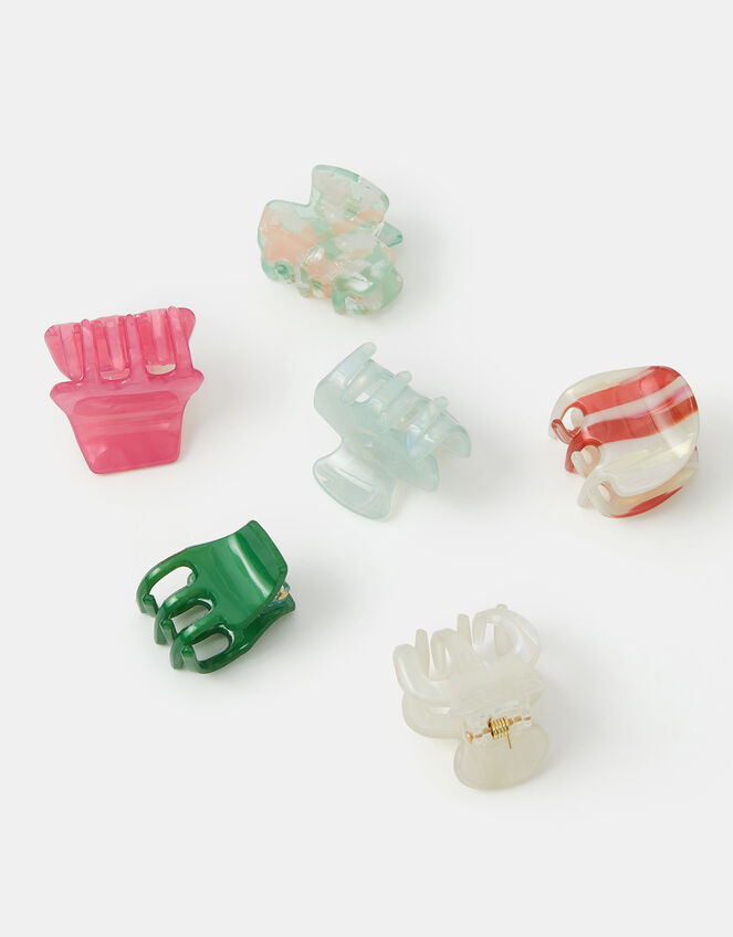 6-Pack Mini Resin Claw Clips, , large