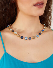Mixed Stones Statement Necklace, , large