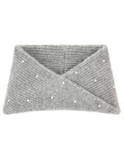 Pearly Knit Snood, , large