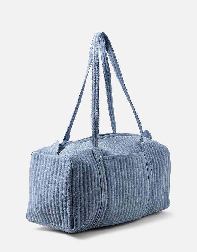 Denim Weekend Bag, , large