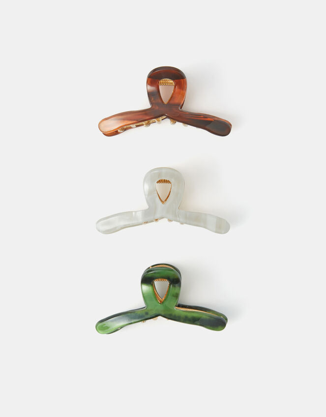 3-Pack Mini Twist Claw Clips, , large