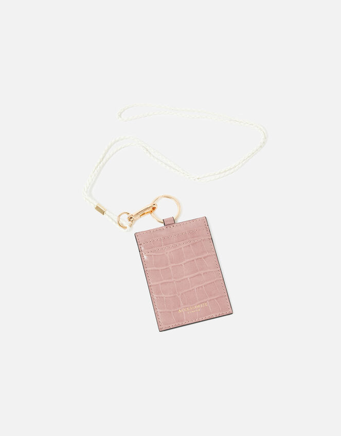 Card Holder Lanyard, Pink (PINK), large