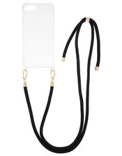 Cord iPhone Necklace, Black (BLACK), large