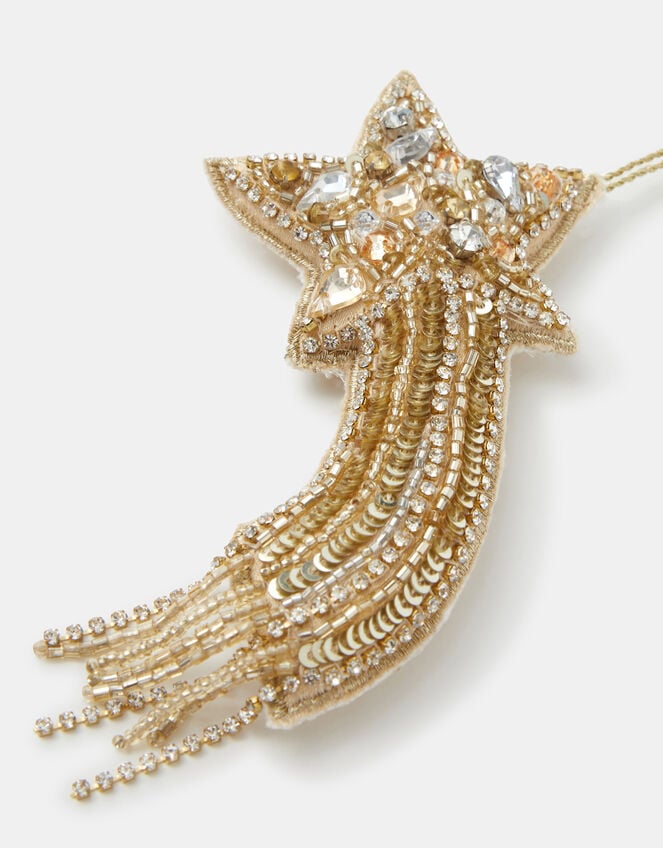 Embellished Shooting Star Christmas Tree Decoration , , large