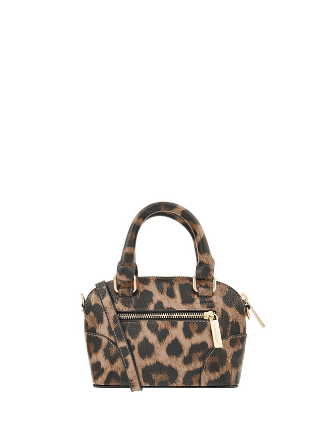 Cross-Body Kettle Bag, Leopard (LEOPARD), large