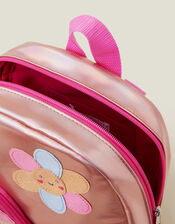 Girls Ice Cream Pocket Metallic Backpack, , large