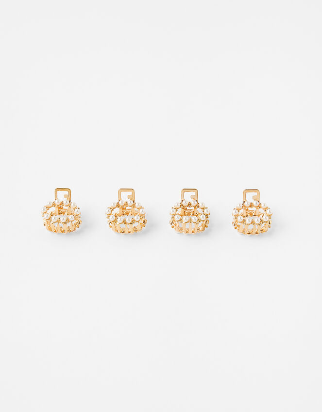 Pearly Mini Bulldog Hair Clip Set | Hair bands & Scrunchies | Accessorize UK