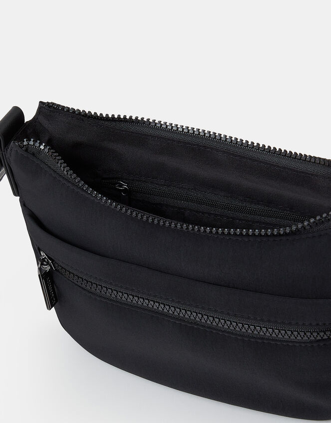 Nylon Cross Body Bag, , large