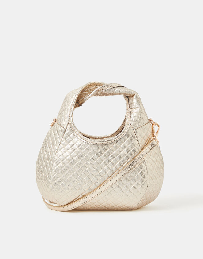 Woven Metallic Bag, , large