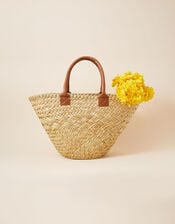 Large Straw Basket Shoulder Bag , , large