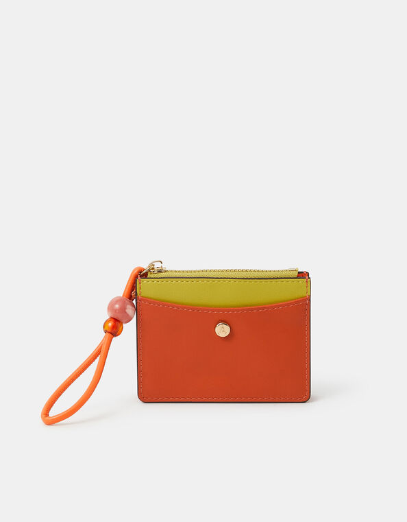 Colourblock Beaded Purse, , large