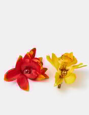 2-Pack Orchid Hair Clips, , large