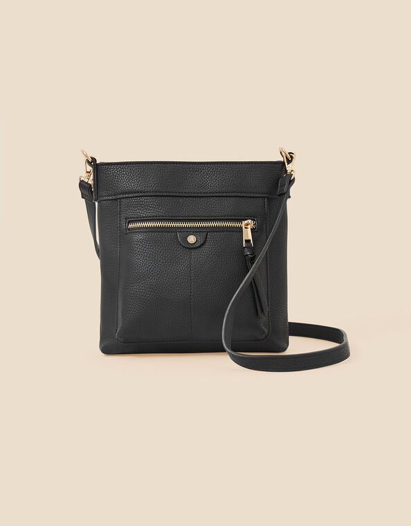 Classic Messenger Bag, Black (BLACK), large
