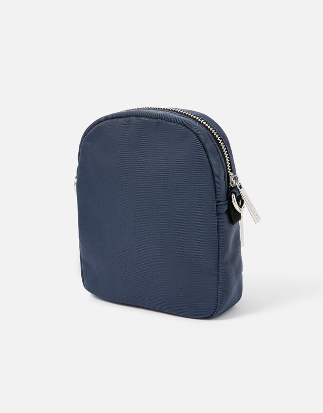 Maya Small Nylon Cross-Body Bag , Blue (BLUE), large