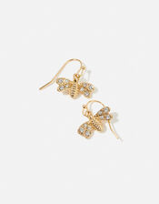 Bee Short Drop Earrings, , large