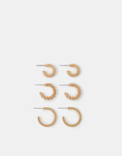 3-Pack Mix Hoop Earrings, , large