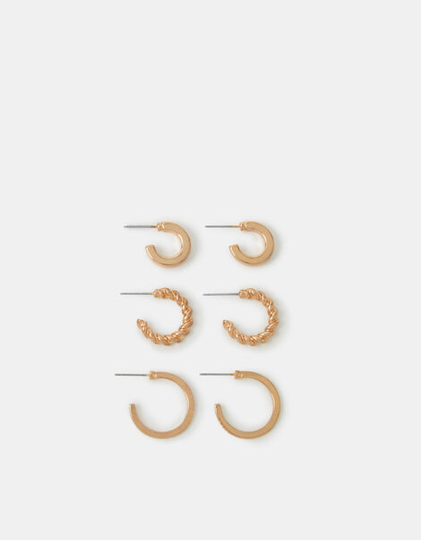 3-Pack Mix Hoop Earrings, , large