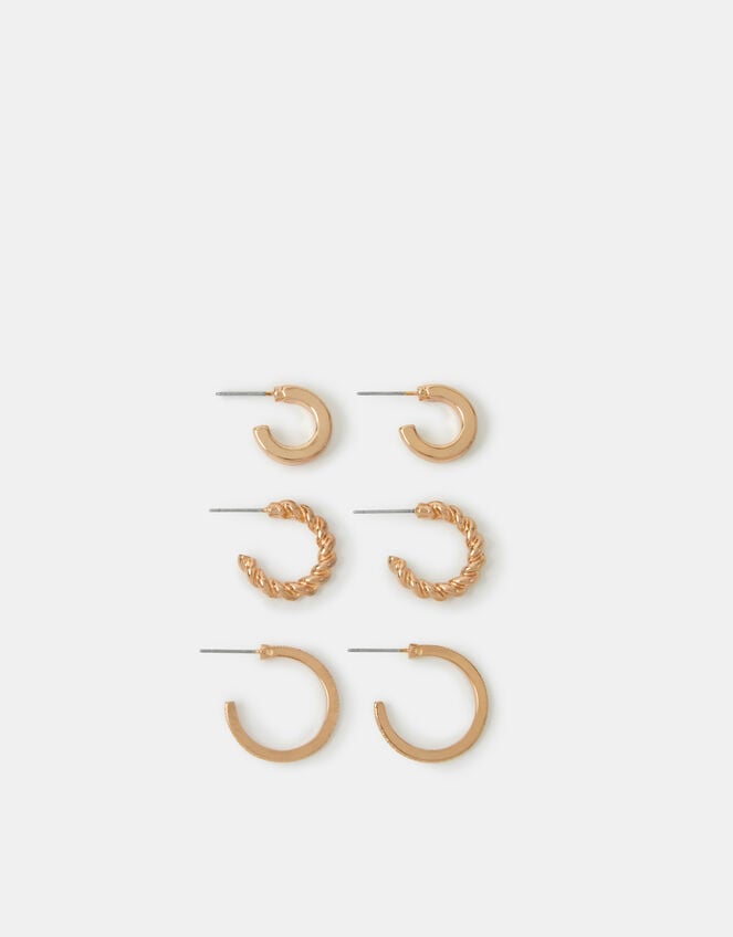 3-Pack Mix Hoop Earrings, , large