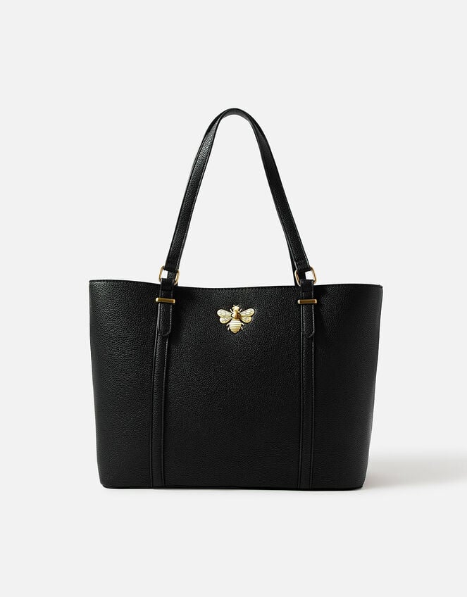 Britney Bee Tote Bag, Black (BLACK), large