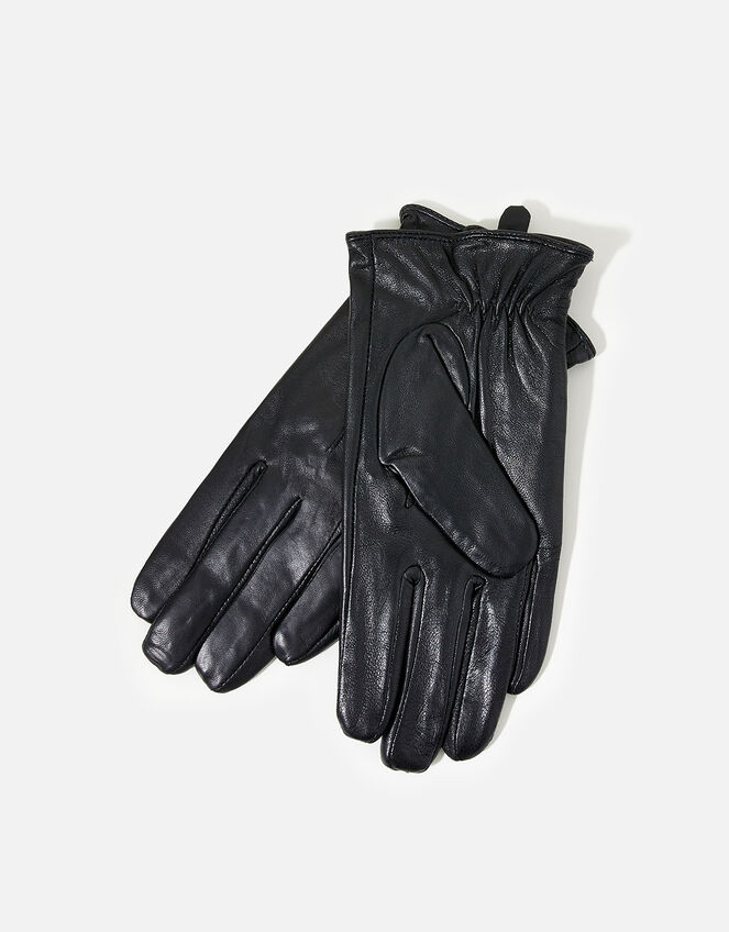 Classic Leather Gloves, Black (BLACK), large