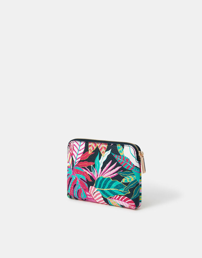 Tropical Print Coin Purse, , large