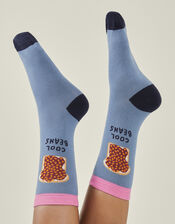 Cool Beans Printed Socks, , large
