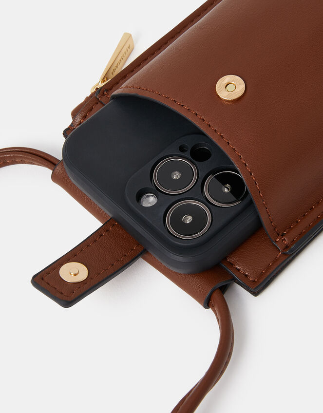 Tab Pocket Phone Bag, Tan (TAN), large