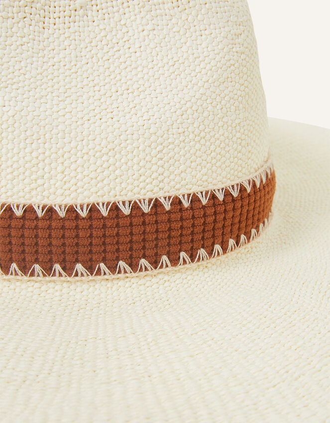 Geometric Band Fedora, , large