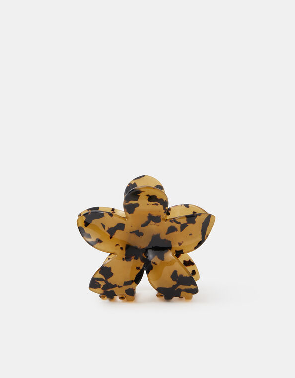 Tort Flower Claw Clip, , large