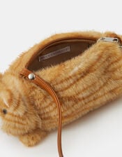 Girls Fluffy Cat Crossbody Bag, , large