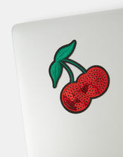 Cherry Sequin Embroidered Stick-On Patch, , large