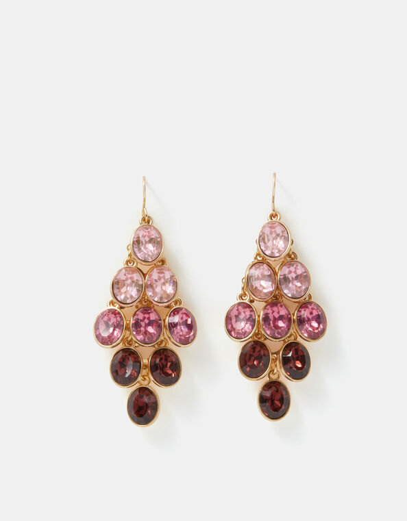 Ombr&eacute; Chandelier Drop Earrings, , large