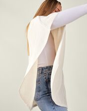 Cable Knit Poncho, , large