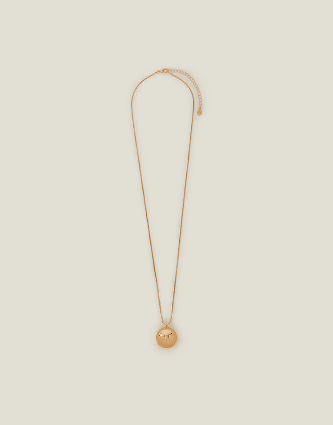 Long Sphere Pendant Necklace, , large