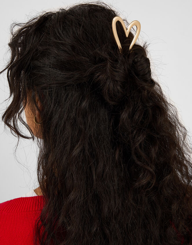 Heart French Hair Pin, , large