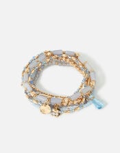 Stretch Bracelet Multipack, Blue (BLUE), large